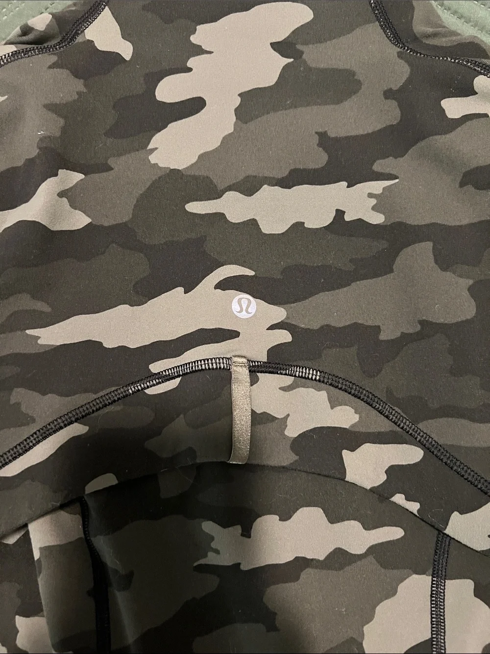 lululemon athletica Green Camouflage Zip Jacket